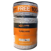 Gallagher Electric Fence Turbo Wire | Highly Conductive Strands Provide ... - $197.42 CAD