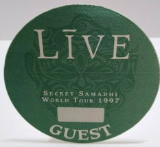 Live Backstage Pass Original 1997 Concert Tour Secret Samadhi Rock Green Demon - $20.03