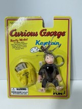 Curious George Basic Fun Keychain 1998 Morning Star Newspaper Bag - £15.17 GBP