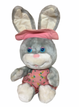 Vintage Hasbro Softies Googlies Bunny Rabbit RARE Plush 1986 Stuffed Animal Toy  - £47.16 GBP