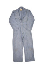 Vintage Blue Bell Coveralls Kids 8 Herringbone Jumpsuit Made in USA Sanforized - £64.64 GBP