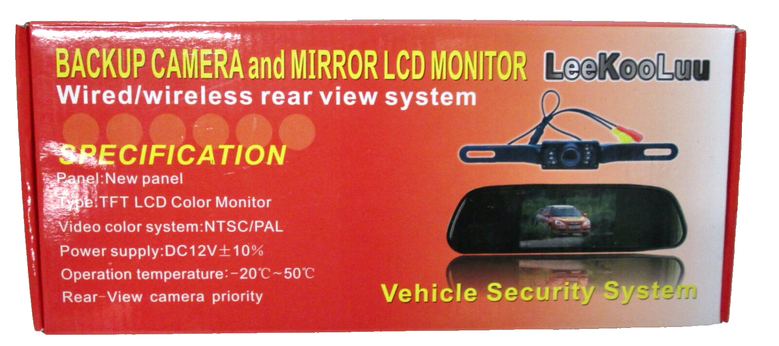New Backup  Rear View Camera &amp; Mirror Monitor Kit Cars Trucks - Night Vi... - $37.99