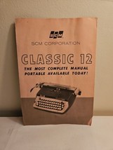 SCM Smith Corona Classic 12 Typewriter Manual Vintage Pamphlet Handout - £15.17 GBP