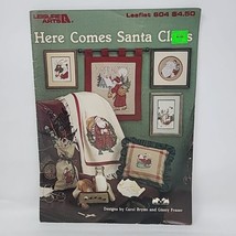 Leisure Arts Here Come Santa Claus Cross Stitch Pattern Leaflet By Carol... - £5.94 GBP