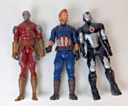 Marvel Action Figures  Captain America  Black Iron Man star lord toys avengers - £19.77 GBP