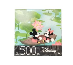 Cardinal Disney Mickey & Minnie - Boat Ride - 500 Piece 11" x 14" Jigsaw Puzzle