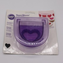 Wilton Sugar Sheets Heart Cutting Insert Brand New - $3.99