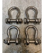 4 Quantity of Industrial Screw Pin Anchor Shackles WLL4T | 316NM | 7/8&quot; ... - $79.99