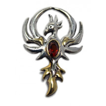 Starlinks Phoenix Rising Pendant - Self Renewal By Anne Stokes - $2,199.96 MXN