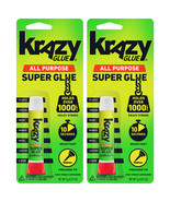 Pack of (2) New Instant Krazy Glue All Purpose Tube 0.07-Ounce - £10.34 GBP