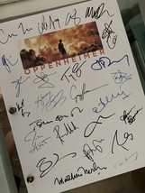 Oppenheimer Signed Movie Film Script Screenplay X25 Autograph Christopher Nolan  - £15.61 GBP