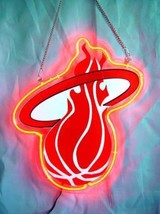 Miami Heat Basketball Neon Sign 10&quot;x8&quot; - £54.52 GBP