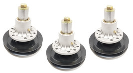 3 Spindle Assemblies With 8 inch OD Pulleys for Exmark 103-8323, 103-3206 - £134.52 GBP