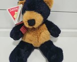 Dakin Teddy Bear 805765 Navy &amp; Brown Plush Stuffed Toy Animal 10&quot; 1994 - $14.80