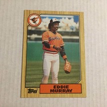 1987 Topps Baltimore Orioles Hall of Famer Eddie Murray Trading Card #120 (4) - £2.33 GBP