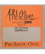 GENESIS / PHIL COLLINS - VINTAGE ORIGINAL CONCERT TOUR CLOTH BACKSTAGE PASS - $10.00