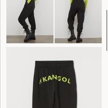 Kangol X H&amp;M Jogger Pants Black Size Small New W Tag - £98.29 GBP