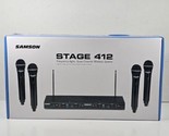 Samson Stage 412 SWS412HH-E Quad-Channel Handheld VHF Wireless Microphon... - $198.00