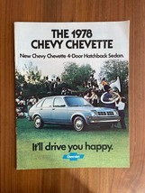 1978 Chevrolet Chevy Chevette Car Sales Brochure Booklet - $15.00