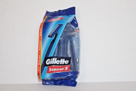 Gillette Sensor 2 Disposable Razors 12 Pack New in Sealed Package - $11.41