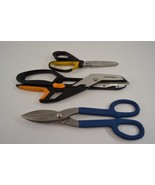 Scissors Cutting Tool Lot Fiskars Pro PowerArc Mastercraft Shears Utilit... - $23.02