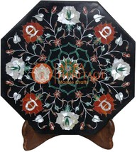 12&quot; Marble Wall Decorative Tile carnelian Maruqtery Floral Design Vetera... - $408.97