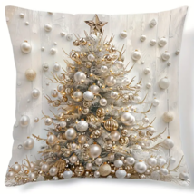 Christmas Tree Digital Print Throw Pillow Cover - 18&quot; x 18&quot;  - €12,78 EUR