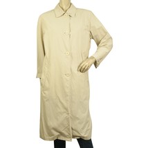 Marella Ecru Cotton Off White Single Breasted Trench Jacket Coat size It 44 - $148.50
