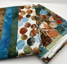 Off the Rails Quilting Desert Oasis 8 Fat Quarter Bundle NEW - $28.49