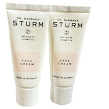 Dr. Barbara Sturm face cream ~ 0.67 oz, 20 ml travel size nwob Lot Of2 - $16.32