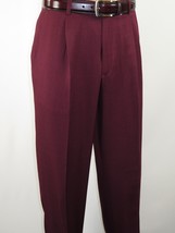 Men 2pc Walking Leisure Suit Short Sleeves By DREAMS 255-06 Solid Burgundy - £78.44 GBP