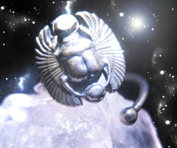 HAUNTED RING SCARAB TREASURE ANCIENT GIFTS OF POWER HIGHEST LIGHT MAGICK image 2