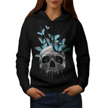 Skull Sugar Eyes Art Sweatshirt Hoody Head Glow Women Hoodie - £17.57 GBP