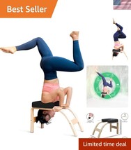 Compact Yoga Inversion Bench for Safe Headstands - 300lb Capacity Trainer - $104.99