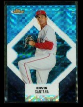 2006 Topps Finest Xfractor Baseball Card #65 Ervin Santana Los Angeles Angels Le - £7.84 GBP