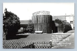 RPPC Stump House Roadside Attraction Eureka California CA UNP Postcard N6 - £5.61 GBP