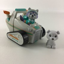 Paw Patrol Pups Save the Polar Bears Everest Figure Vehicle Snowmobile Toy Lot - £26.13 GBP