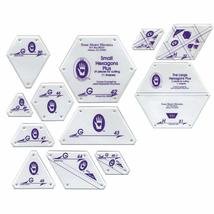 Marti Michell Hexagon Quilting Template Sets - 2 Items: Template Set H, ... - £47.12 GBP