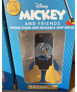 NEW SpinPop Mickey and Friends Donald Duck Phone Stand and Reusable Grip... - £5.97 GBP