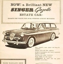 1957 Rootes Singer Gazelle Car Import Advertisement Autocar Automobilia ... - $550.29 MXN