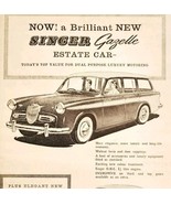 1957 Rootes Singer Gazelle Car Import Advertisement Autocar Automobilia ... - $548.60 MXN