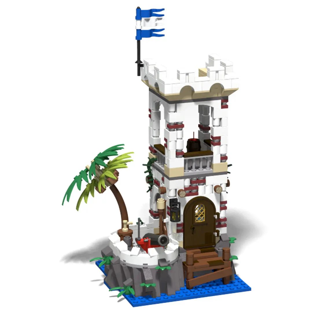 Authorized MOC-72071 Sabre Island Pirate Series Building Blocks Set (493PCS) - £84.87 GBP