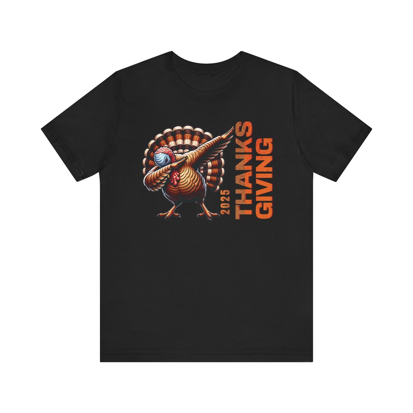 Thanksgiving Turkey Tee, Unisex Short Sleeve Shirt for Thanksgiving, Holiday App Item image 3