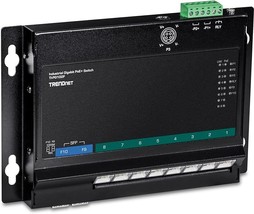 TRENDnet 10-Port Industrial Gigabit PoE+ Wall-Mounted Front Access Switc... - £511.39 GBP
