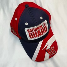 Vintage 2007 Dale Earnhardt Jr. #88 National Guard NASCAR Hat Red Blue H... - $645.34 MXN