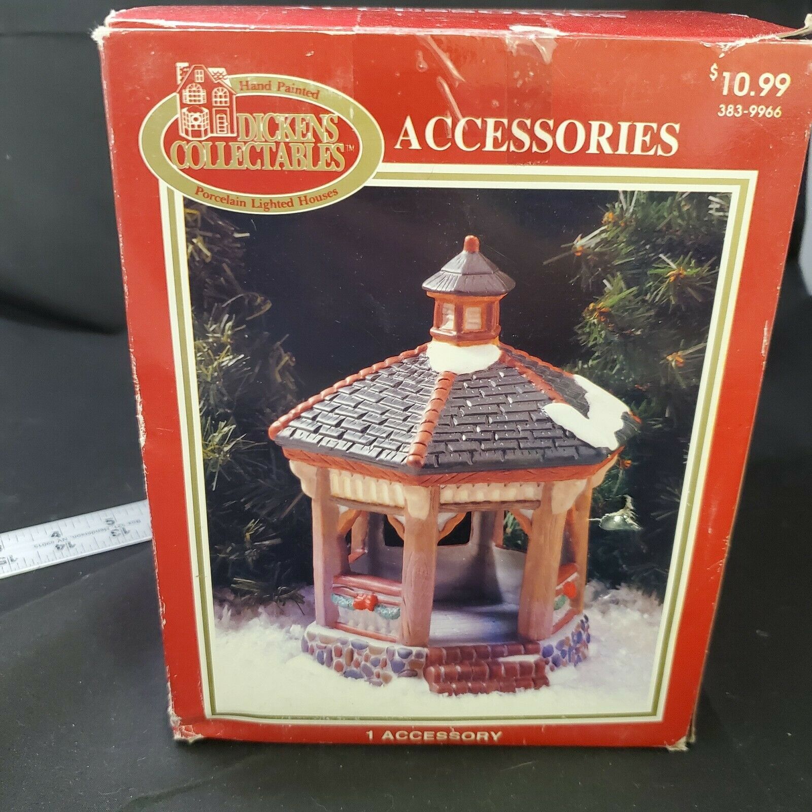 Primary image for Dickens Collectables Accessories Gazebo in original box Christmas Village 1998