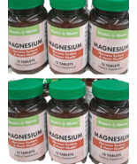 6 Peoples&#39;s choice Magnesium Nervous System &amp; Heart Health 12 Tablets - €24,37 EUR