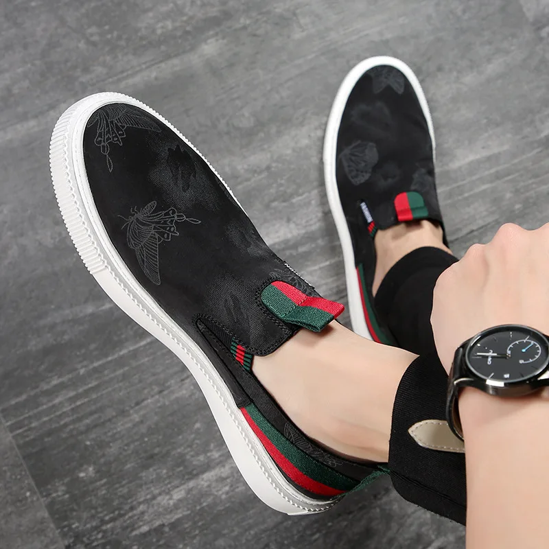 Designer Shoes Men Casual Luxury Brand Italian Men Loafers Slip on Mocca... - $70.38