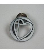 Cross Heart Circle Pin Christian Jewelry Women CTA Inc Fashion Religious... - $9.75