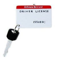 Driver&#39;s License with Car Key Personalized Christmas Tree Ornament - £13.47 GBP